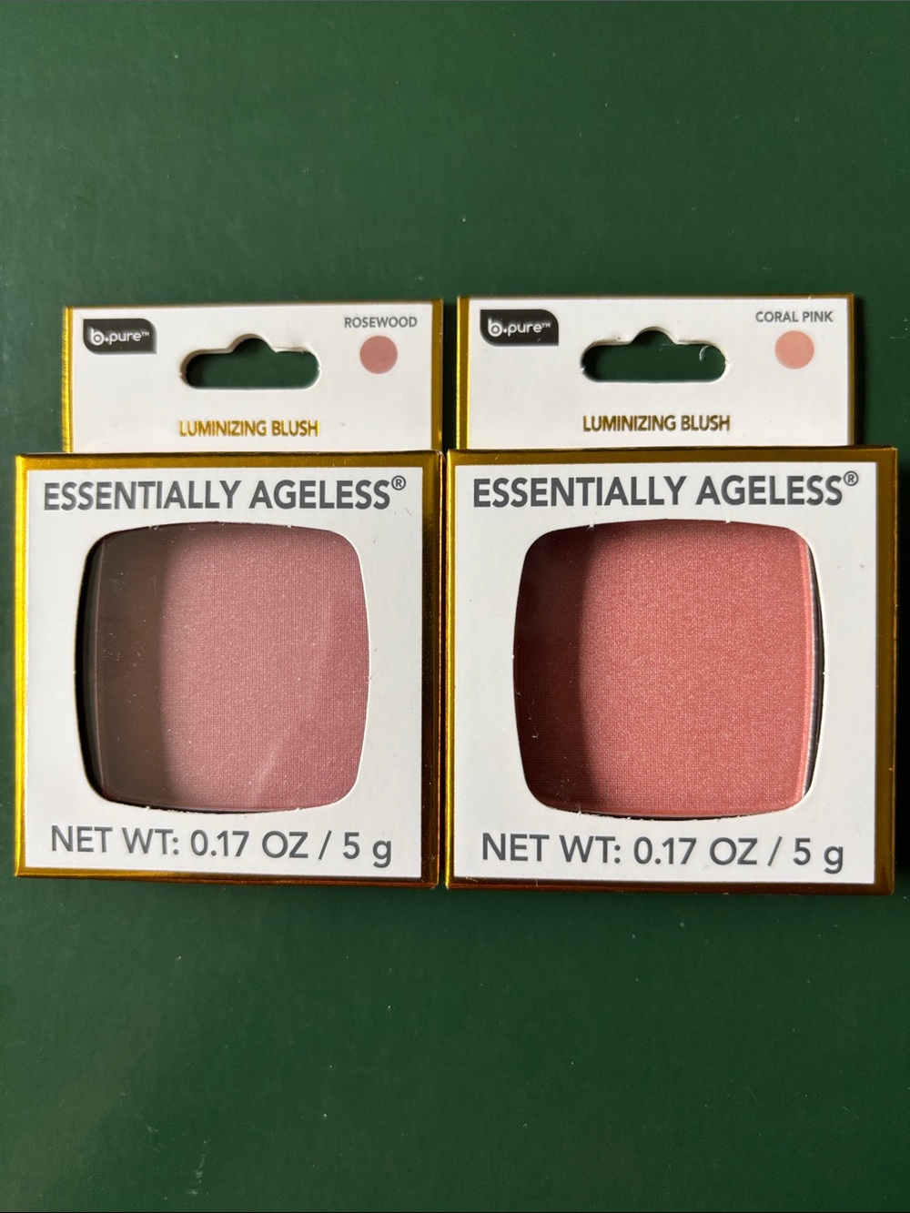 Essentially Ageless Luminizing Blush - Rosewood & Coral Pink